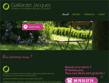 Tablet Screenshot of jacques-gaillardet.com